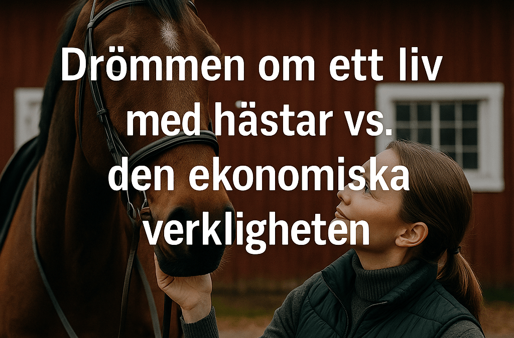 Drömmen om ett liv med hästar kontra den ekonomiska verkligheten
